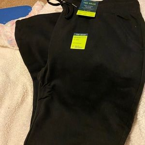 Tek Gear ultra soft fleece straight leg pants black